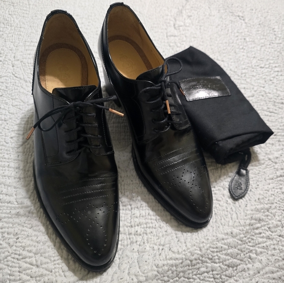 THE OFFICE OF ANGELA SCOTT Miss Button Derby In Black (size 42) - Picture 13 of 13